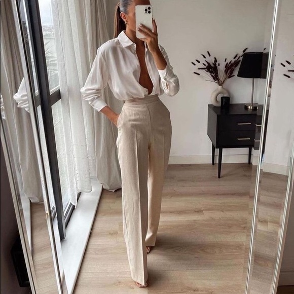 Zara Pants - Zara Rustic Wide Leg Pants